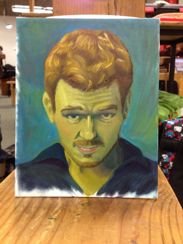 Oil Painting on Canvas Head Practice